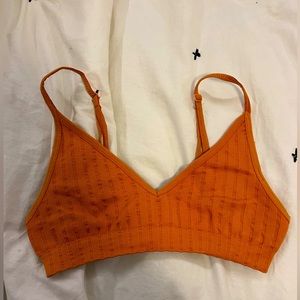 out from under orange bralette